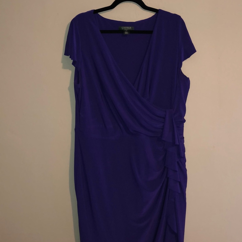 A purple dress